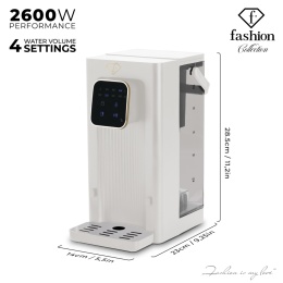 Dyspenser Gorącej Wody 2 w 1 – Cream Gold | FashionTV FTV-0188