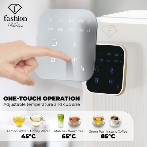 Dyspenser Gorącej Wody 2 w 1 – Cream Gold | FashionTV FTV-0188