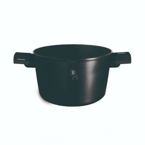 Garnek do makaronu i ryżu z pokrywą Ø24 cm | 6L | Matte Black Collection | BerlingerHaus LP-BH-255