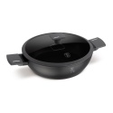 Garnek płytki 3,8 L z pokrywką 28cm BerlingerHaus Antracit BH-8128