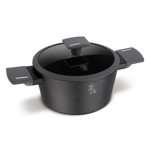 Garnek z pokrywką 20cm | BerlingerHaus BH-8130 Antracit