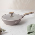 Głęboka patelnia z pokrywką 24cm BerlingerHaus BH-8333 Taupe Nordic