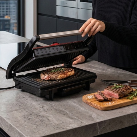 Grill elektryczny 1500W Opiekacz Berlinger Haus BH-9060 Burgundowy