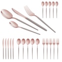Komplet sztućców 24szt BerlingerHaus Taupe/Rose Gold BH-3071 | OUTLET