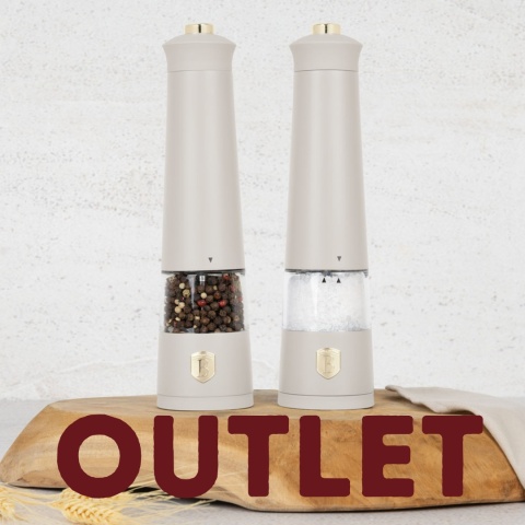 Młynki elektryczne do pieprzu i soli 2szt BerlingerHaus Sahara BH-9545 | OUTLET