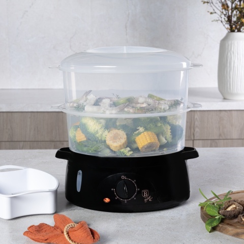 Parowar 800W 2 pojemniki 6L BerlingerHaus BH-9378