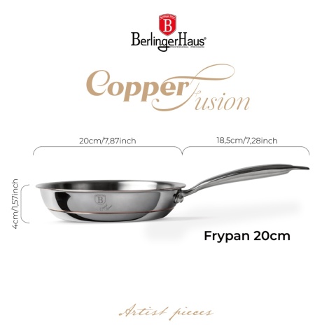 Patelnia 20 cm Copper Touch BerlingerHaus BH-8807