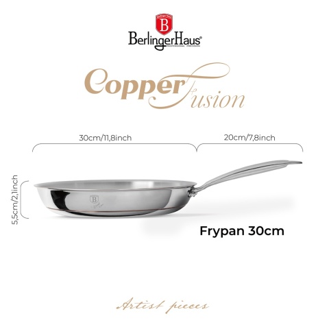 Patelnia 30 cm Copper Touch BerlingerHaus BH-8810