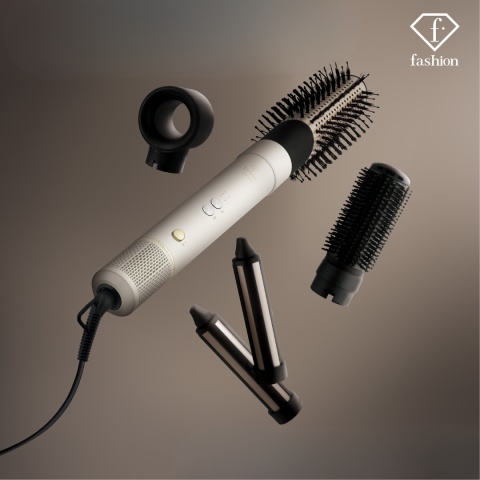 Profesjonalny stylizator do włosów 5 w 1 FashionTV FTV- 0143 Matte Cream Gold