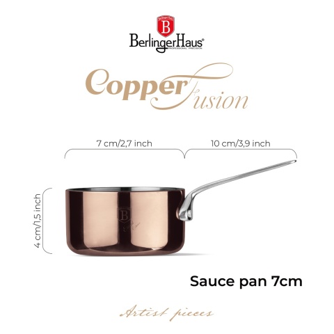Rondel 7 cm BerlingerHaus BH-8802 Copper Touch Collection