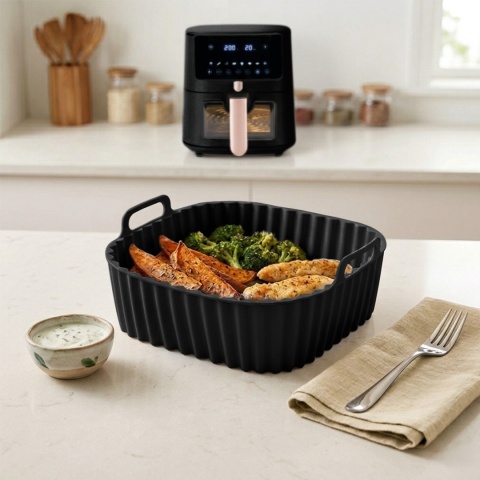 Silikonowa Forma do Air Fryer BerlingerHaus BH-8886 Matte Black Collection
