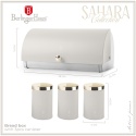 Zestaw 3 pojemników i chlebak BerlingerHaus BH-6739 Sahara Collection