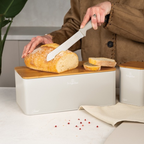 Zestaw 3 pojemników i chlebak BerlingerHaus BH-8901 Sahara Collection