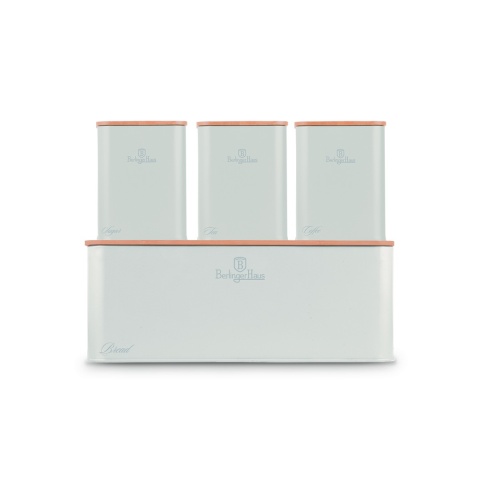 Zestaw 3 pojemników i chlebak BerlingerHaus BH-8901 Sahara Collection