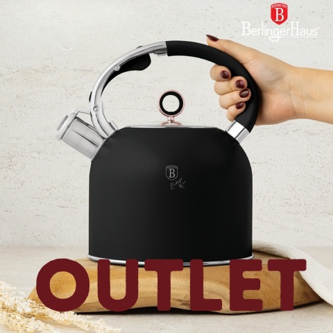 Czajnik tradycyjny 3L BerlingerHaus BH-8920 #1 Black Rose Collection | OUTLET