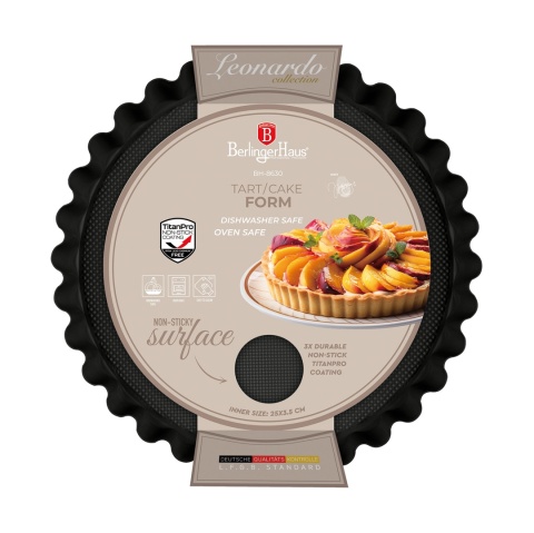 Forma do ciasta | tart 28cm BerlingerHaus BH-8630 Leonardo Collection