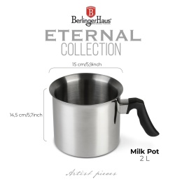 Garnek do mleka z gwizdkiem 2l Eternal BerlingerHaus BH-8882