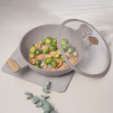 Garnek płytki 3,8 L z pokrywką 28cm BerlingerHaus Taupe Nordic BH-8337