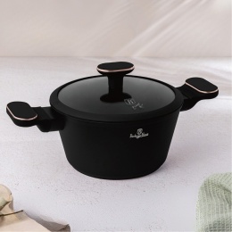 Garnek z pokrywką 20cm BerlingerHaus BH- 8357 | Black Rose Collection