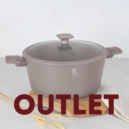 Garnek z pokrywką 30cm BerlingerHaus Taupe BH-8103 | OUTLET