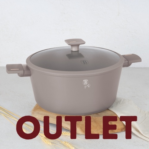 Garnek z pokrywką BerlingerHaus BH- 8103 Taupe Collection | OUTLET