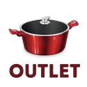 Garnek z pokrywką 8L Metallic Line Burgundy BerlingerHaus BH-6192 | OUTLET