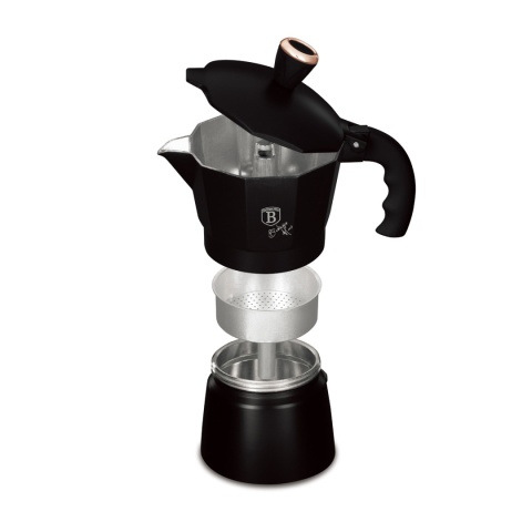 Kawiarka na 3 filiżanki BerlingerHaus Black Rose BH-8560