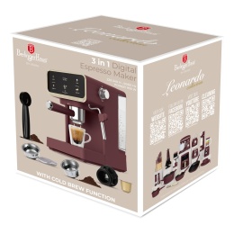 Ekspres kolbowy 3 w 1 BerlingerHaus  Leonardo Collection BH-9848