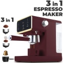 Ekspres kolbowy 3 w 1 BerlingerHaus  Leonardo Collection BH-9848