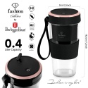 Mini blender USB FashionTv FTV-0176 Matte Black-Rose Gold Collection