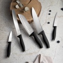 Noże kuchenne | Komplet 6 noży z listwą magnetyczną BerlingerHaus Matte Black BH-2943