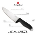 Noże kuchenne | Komplet 6 noży z listwą magnetyczną BerlingerHaus Matte Black BH-2943