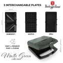 Opiekacz do kanapek 1000W 3w1 BerlingerHaus BH-9978 Matte Green