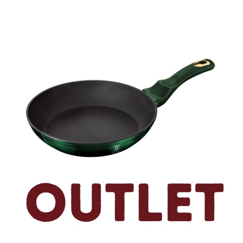 Patelnia 24 cm z powłoką tytanową Emerald Collection BH-6047|OUTLET