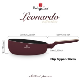 Patelnia Wok Flip 26 cm BerlingerHaus BH-8294 | Leonardo Nordic Collection