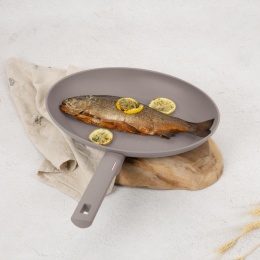 Patelnia do ryb 35cm BerlingerHaus BH-8104 Taupe Collection