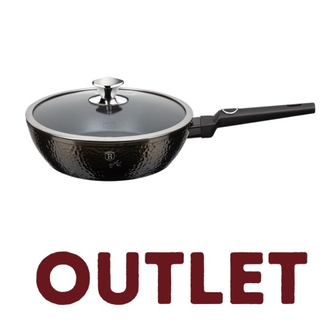 Patelnia głęboka z pokrywką 24cm Berlinger Haus BH-6574 | OUTLET
