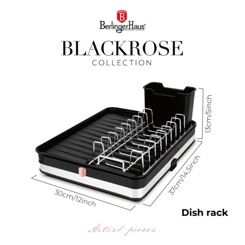 Suszarka do naczyń BerlingerHaus BH-8891 Black Rose Collection